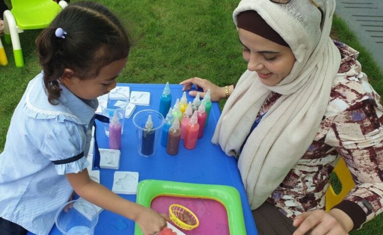 Today our young students created toys with the magic water as an introduction to the new IEYC unit “My Toy Shop”.