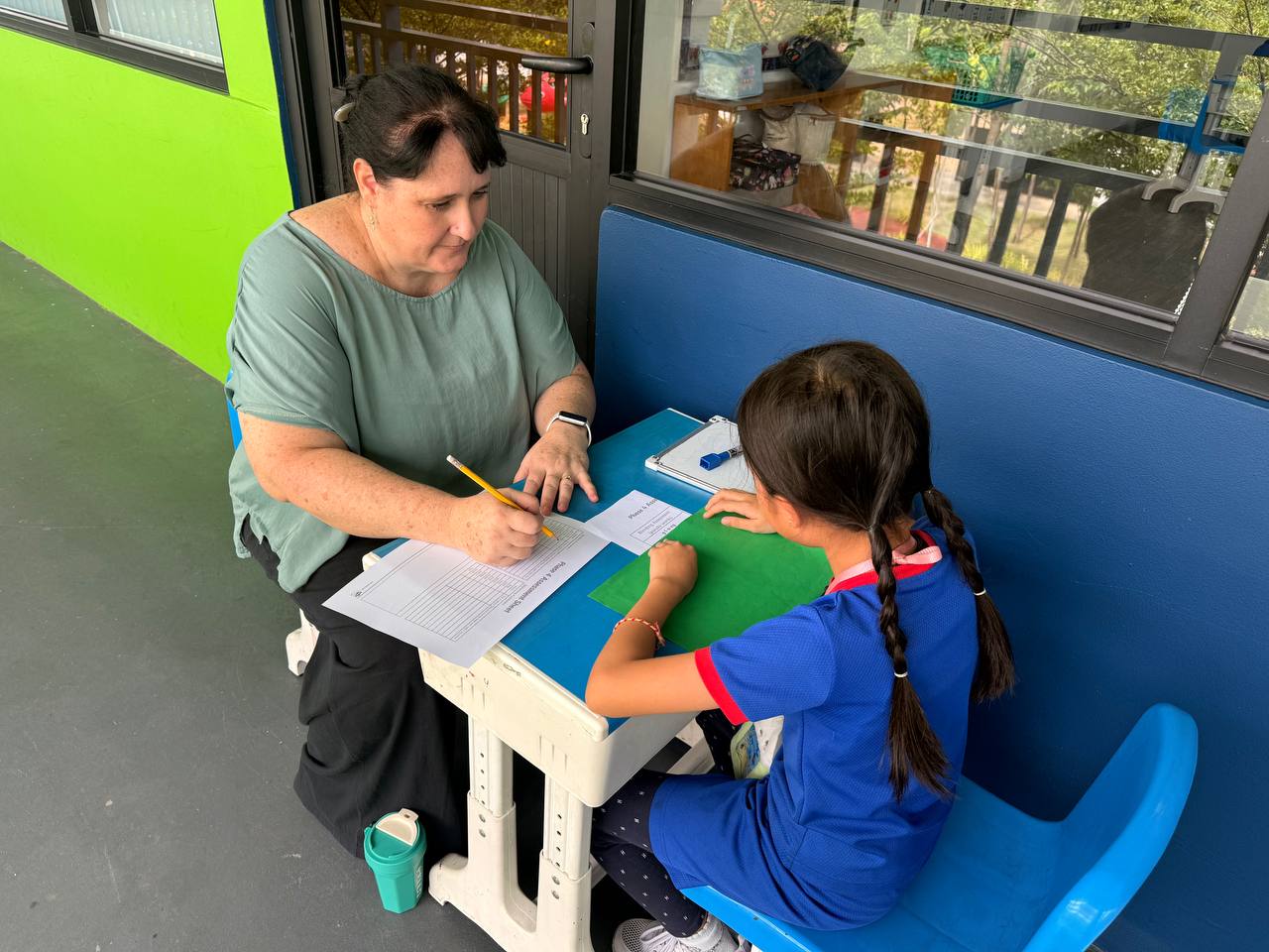 (English Below) នៅរាល់ដើមឆ្នាំសិក្សានីមួយៗ សាលារបស់យើងតែងតែធ្វើការវាយតម្លៃសមត្ថភាពមូលដ្ឋាន (Benchmark Assessments) ដើម្បីទទួលបានព័ត៌មានសំខាន់ៗស្តីពីចំណេះដឹង និងការយល់ដឹងបច្ចុប្បន្នជាក់ស្តែងរបស់សិស្សម្នាក់ៗ។ លទ្ធផលនៃការវាយតម្លៃនេះ នឹងជួយឱ្យលោកគ្រូអ្នកគ្រូរបស់យើងកំណត់បានពីចំណុចខ្លាំង និងចំណុចដែលត្រូវពង្រឹងបន្ថែមដល់ប្អូនៗសិស្សានុសិស្ស។ លើសពីនេះ យើងក៏អាចរៀបចំផែនការបំប៉នលើការសិក្សារបស់សិស្សឱ្យបានសមស្រប និងមានប្រសិទ្ធភាពបំផុតពេញមួយឆ្នាំសិក្សាផងដែរ។ តាមរយៈវិធីសាស្ត្រនេះ អាចធានាបានថាកុមារគ្រប់រូបនឹងមានអារម្មណ៍ថា ខ្លួនទទួលបានការគាំទ្រ ការយកចិត្តទុកដាក់ ការផ្តល់តម្លៃ និងត្រូវបានរាប់បញ្ចូលយ៉ាងពេញលេញក្នុងដំណើរការសិក្សារបស់ពួកគេ៕ At the start of each academic year, our school conducts [&hellip;]